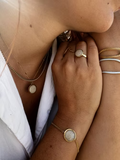 Sand necklace • Gold