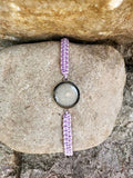 Sand bracelet • Braided • Lila