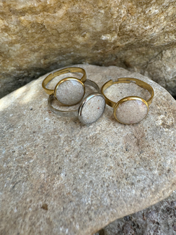 Sand ring • Silver
