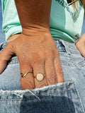 Sand ring • Gold