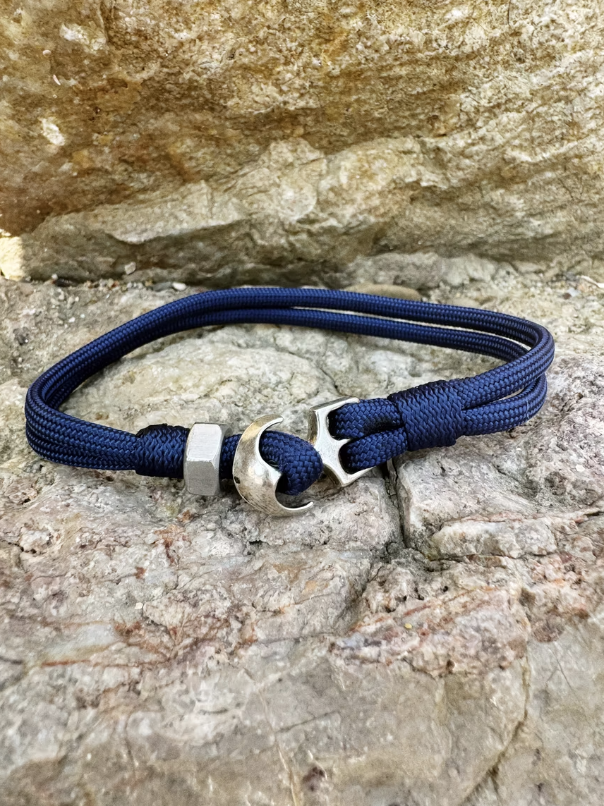 Men bracelet • Dark blue